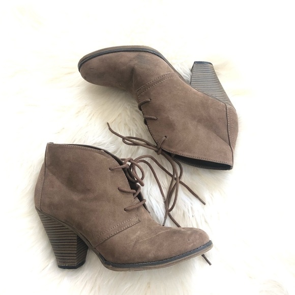 MIA lace up ankle boots size 10 Y2K Bohemian - Picture 1 of 5